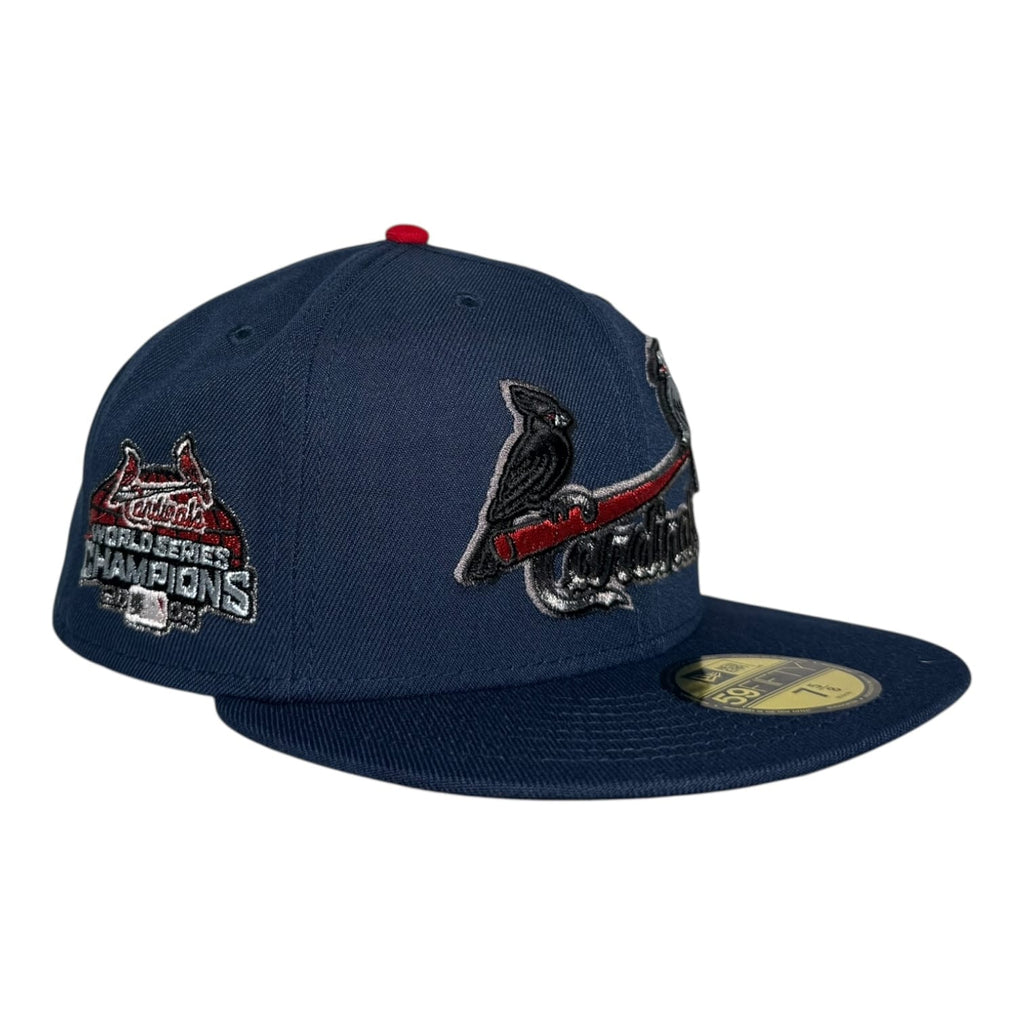 The Hat Wall St. Louis Cardinals 2006 World Series Champions New Era 59Fifty Fitted Hat