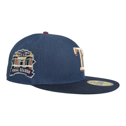 Texas Rangers "Tikimon" New Era 59Fifty Fitted Hat - Sneaky 2 Tone Navy