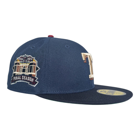 Texas Rangers "Tikimon" New Era 59Fifty Fitted Hat - Sneaky 2 Tone Navy