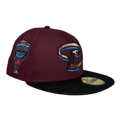 Arizona Diamondbacks 1998 Inaugural Season New Era 59Fifty Fitted Hat Maroon