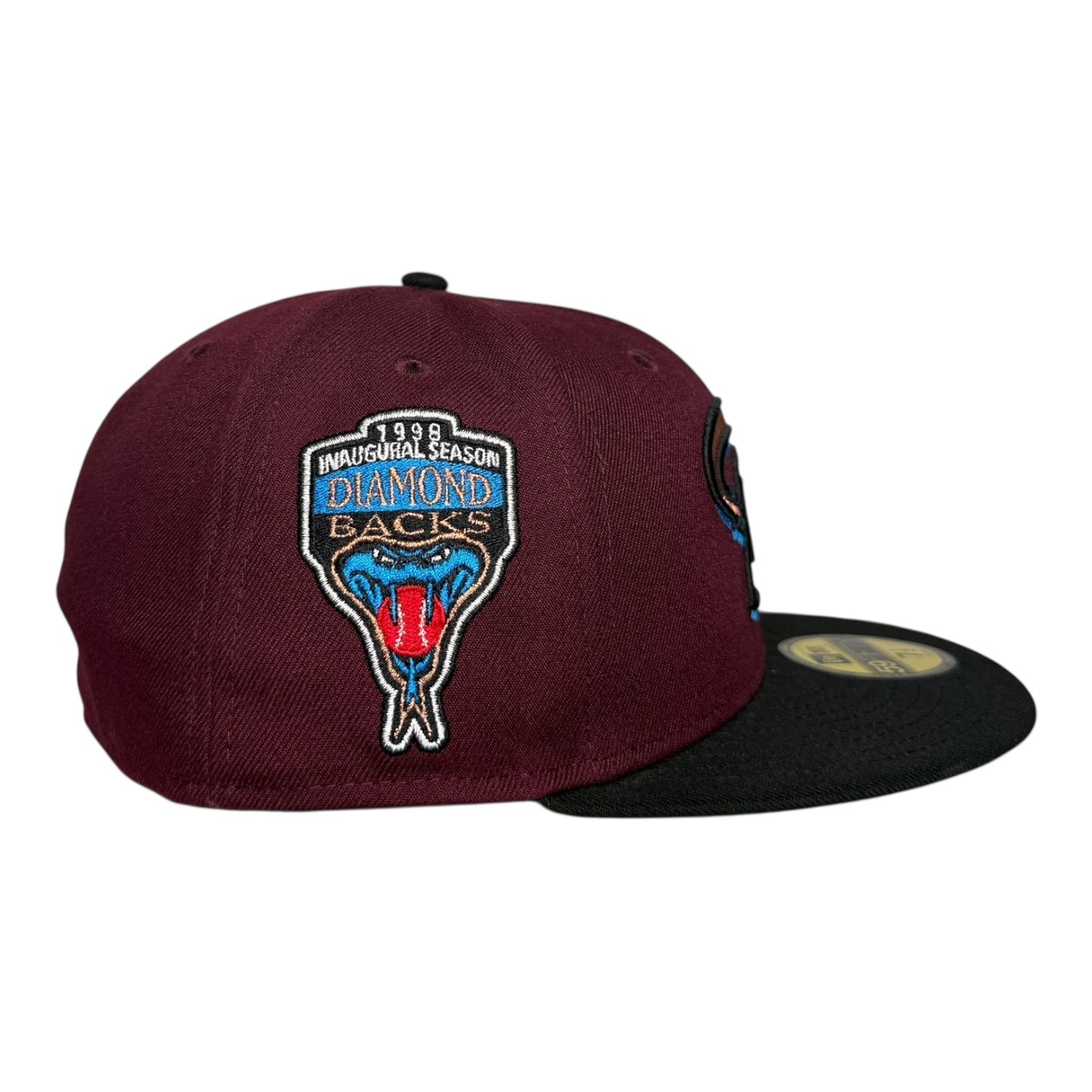 Arizona Diamondbacks 1998 Inaugural Season New Era 59Fifty Fitted Hat Maroon