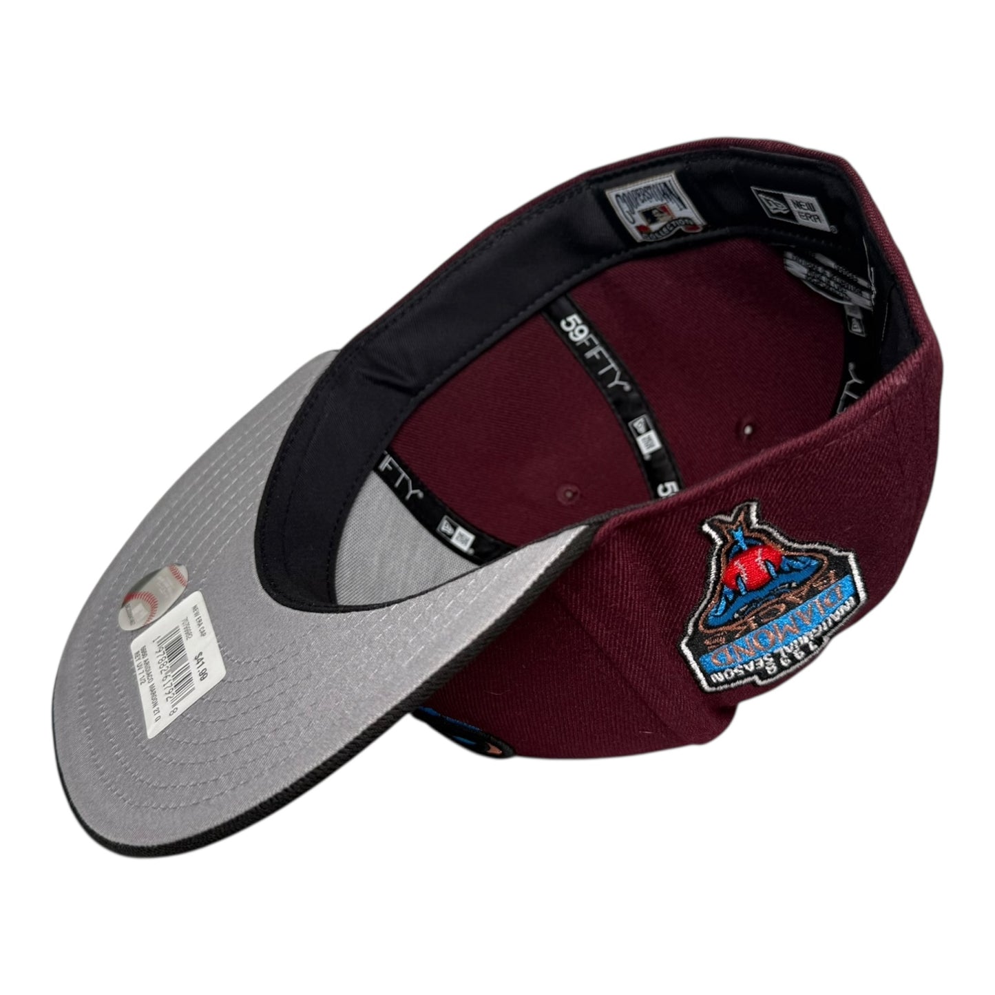 Arizona Diamondbacks 1998 Inaugural Season New Era 59Fifty Fitted Hat Maroon