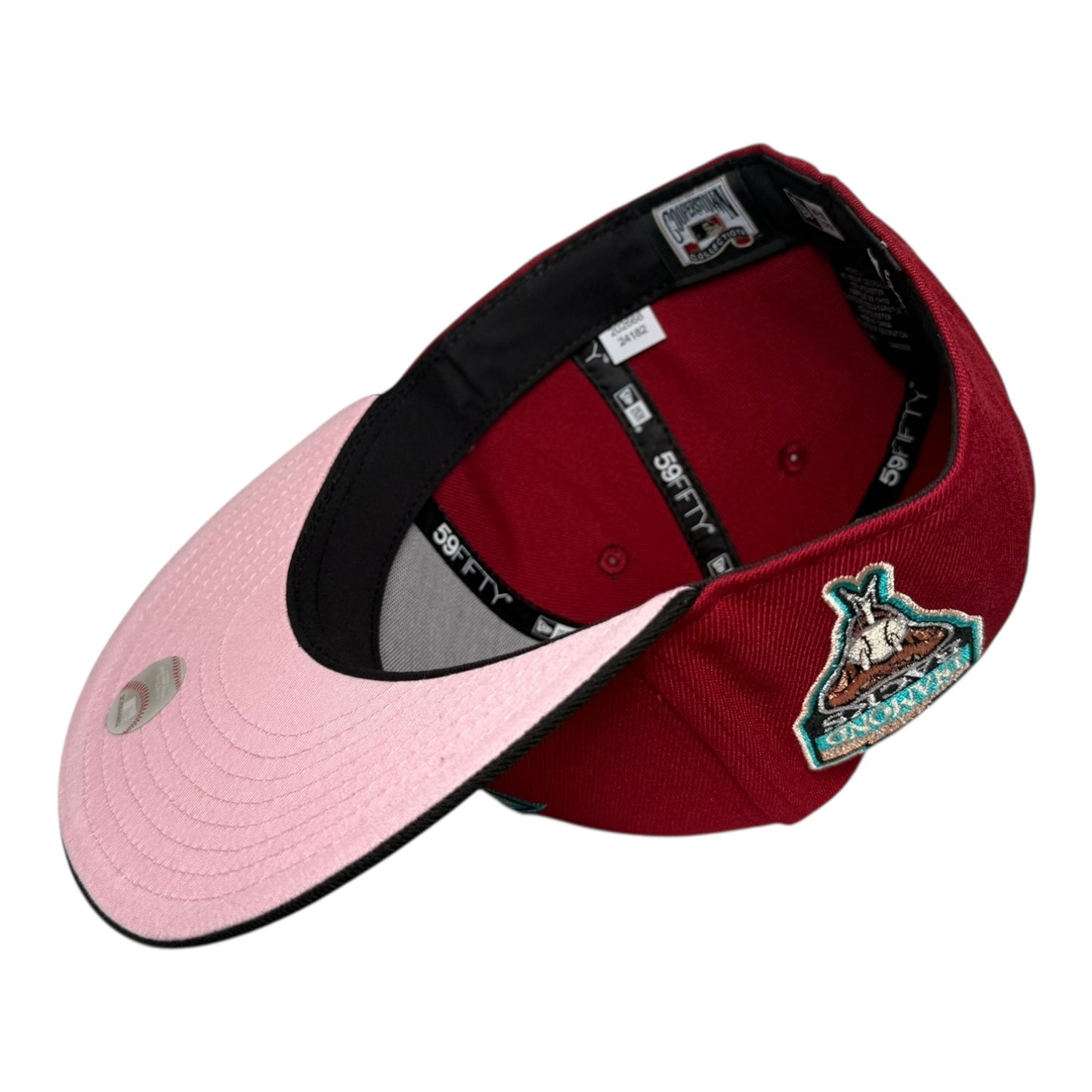 Arizona Diamondbacks "ANSWERBACKS" New Era 59Fifty Fitted Hat - Brick/Black/Pinky UV