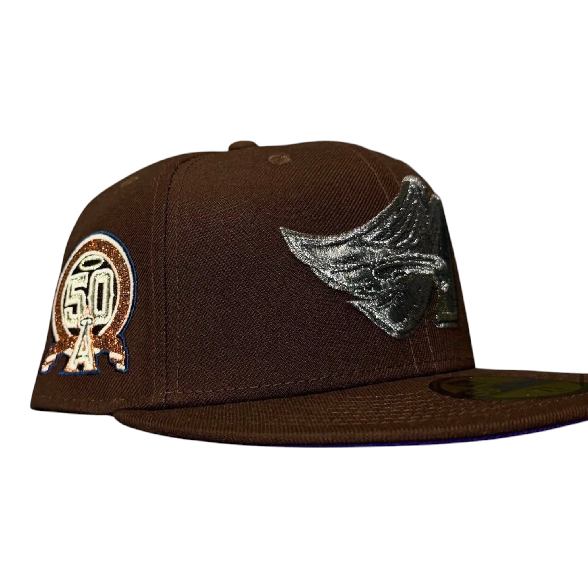 New Era Anaheim Angels "Mud Angel" PVTCHWORK Day II Rushmore 59Fifty Fitted Hat