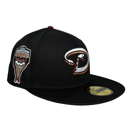 Arizona Diamondbacks 1998 Inaugural Season New Era 59Fifty Fitted Hat Black