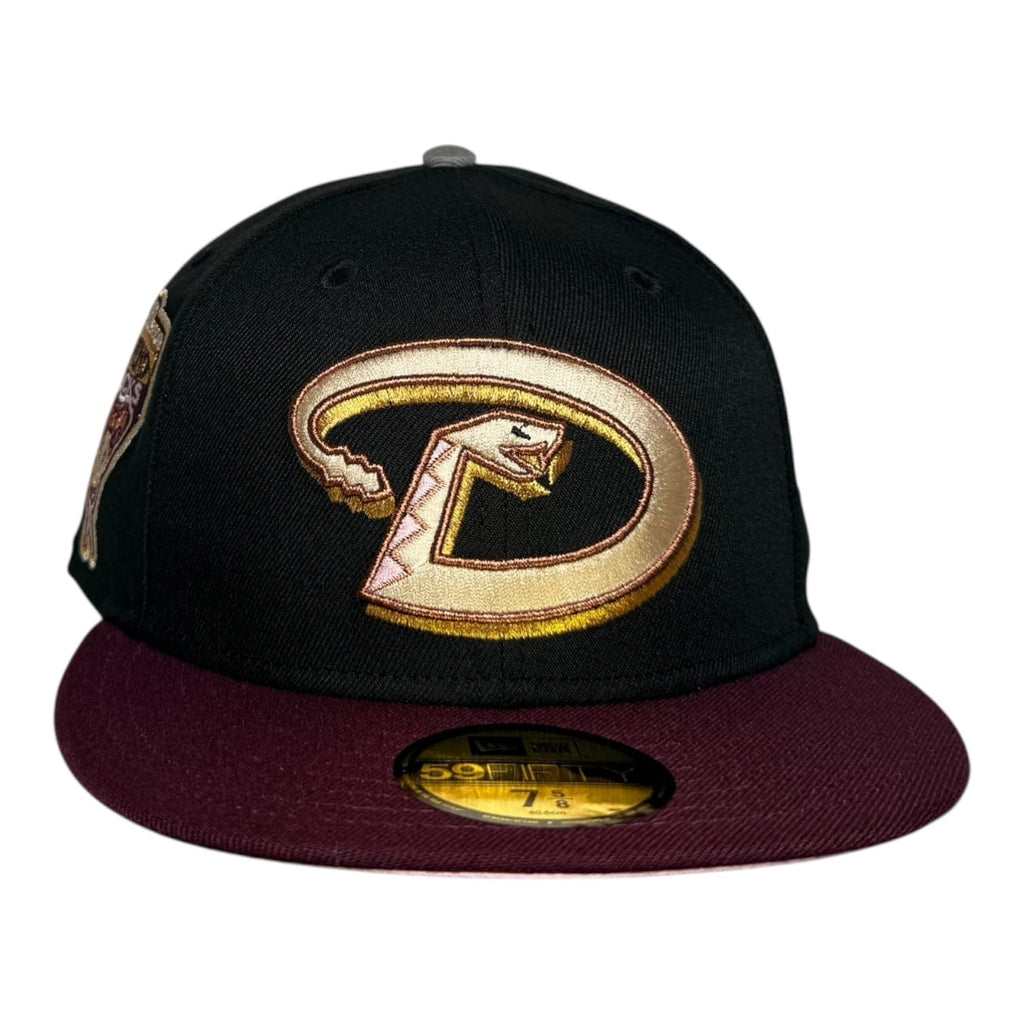 Hat Club Arizona Diamondbacks 1998 Inaugural Season Pinky UV Hat Club New Era 59Fifty Fitted Hat