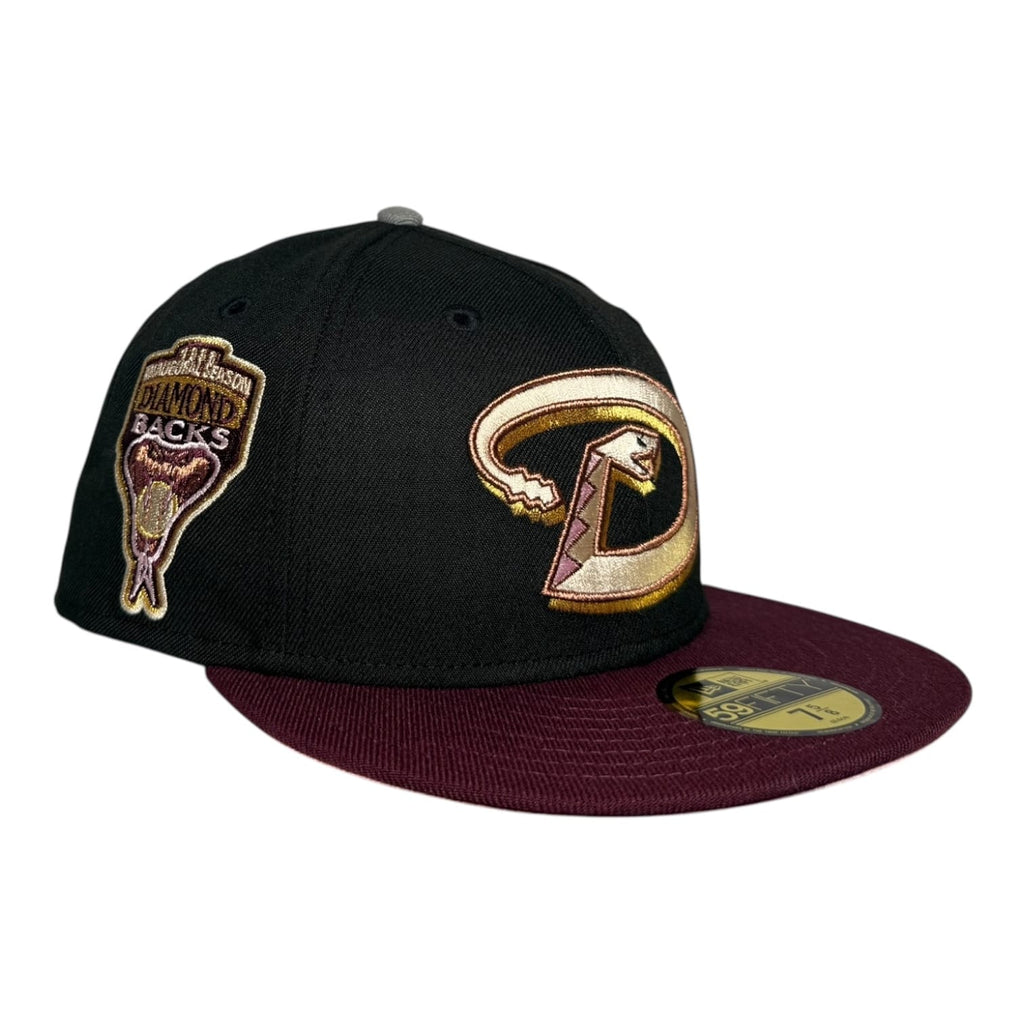 Hat Club Arizona Diamondbacks 1998 Inaugural Season Pinky UV Hat Club New Era 59Fifty Fitted Hat