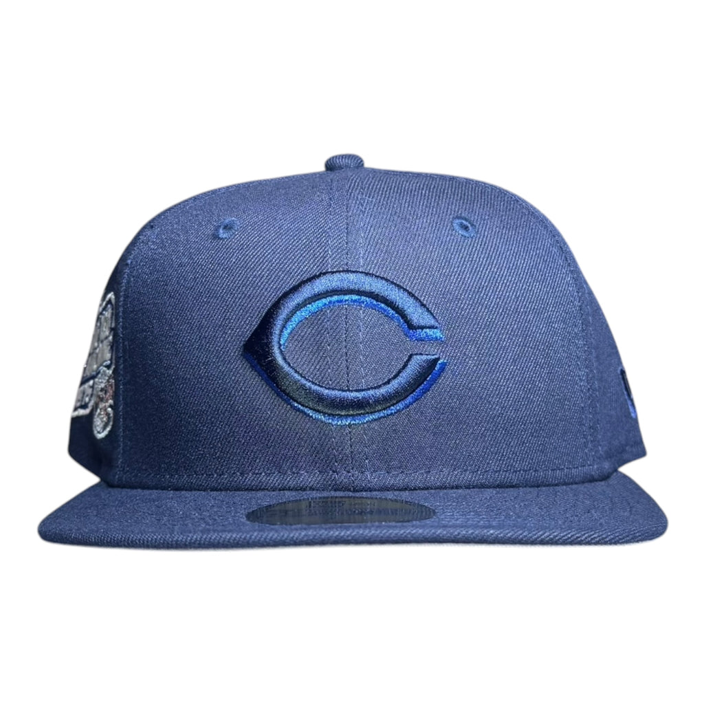 "Blue Machine" Cincinnati Red Rushmore @_t.v.b New Era 59Fifty Fitted Hat