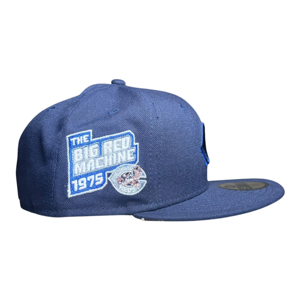"Blue Machine" Cincinnati Red Rushmore @_t.v.b New Era 59Fifty Fitted Hat