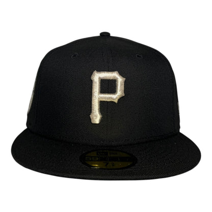 Pittsburgh Pirates 1974 All Star Game Black Silver Edition New Era 59Fifty Fitted Hat