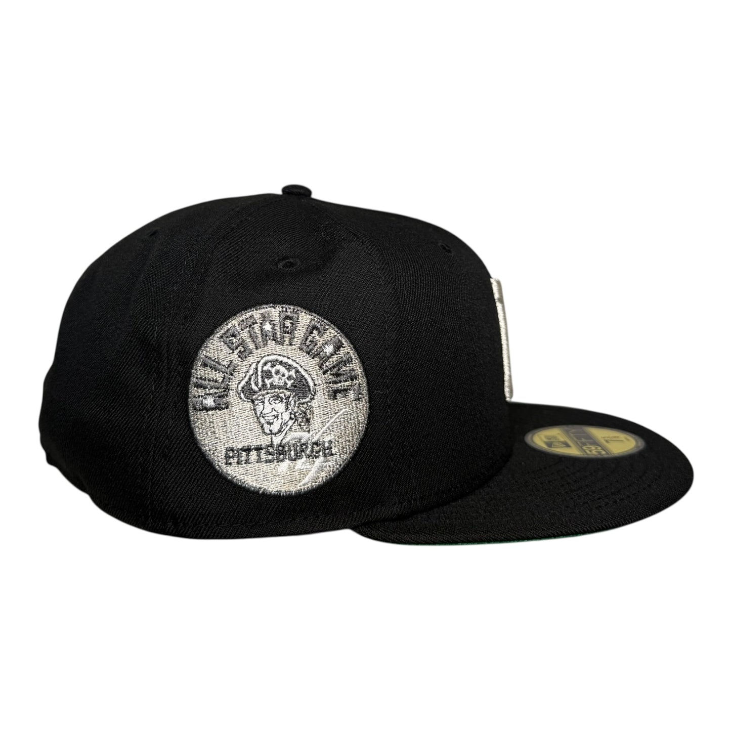 Pittsburgh Pirates 1974 All Star Game Black Silver Edition New Era 59Fifty Fitted Hat