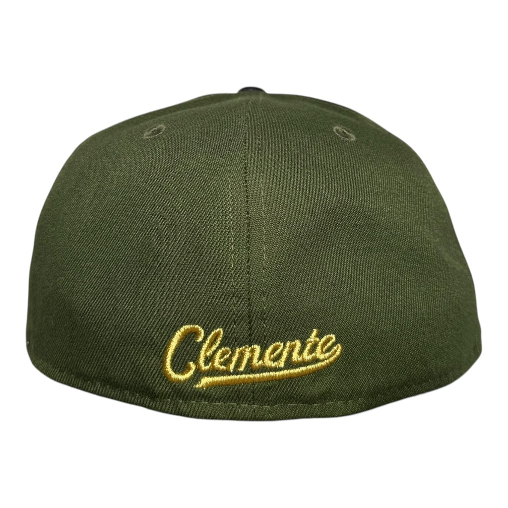 Hat Dreams Pittsburgh Pirates Clemente Olive Green New Era 59Fifty Fitted Hat
