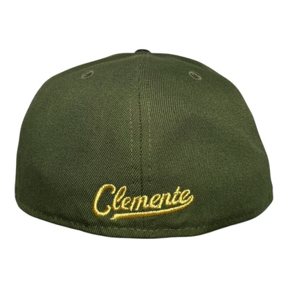 Pittsburgh Pirates Clemente Olive Green New Era 59Fifty Fitted Hat