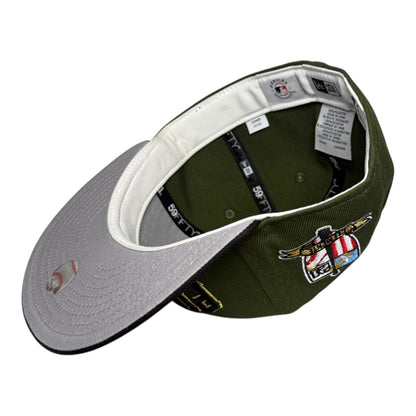 Pittsburgh Pirates Clemente Olive Green New Era 59Fifty Fitted Hat
