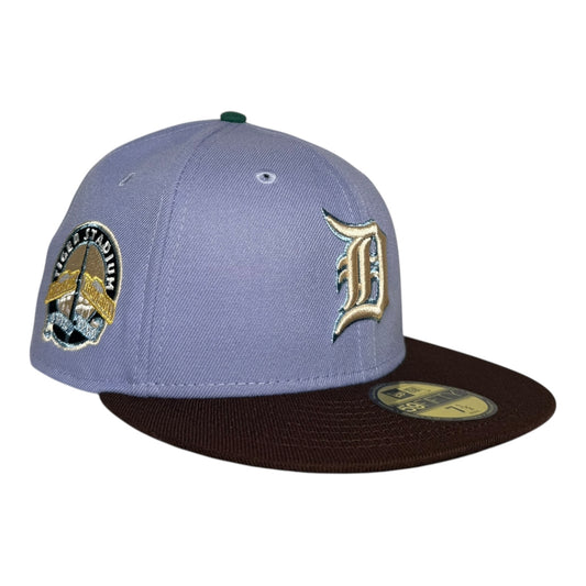 Detroit Tigers "Tiger Stadium" Lavender New Era 59Fifty Fitted Hat