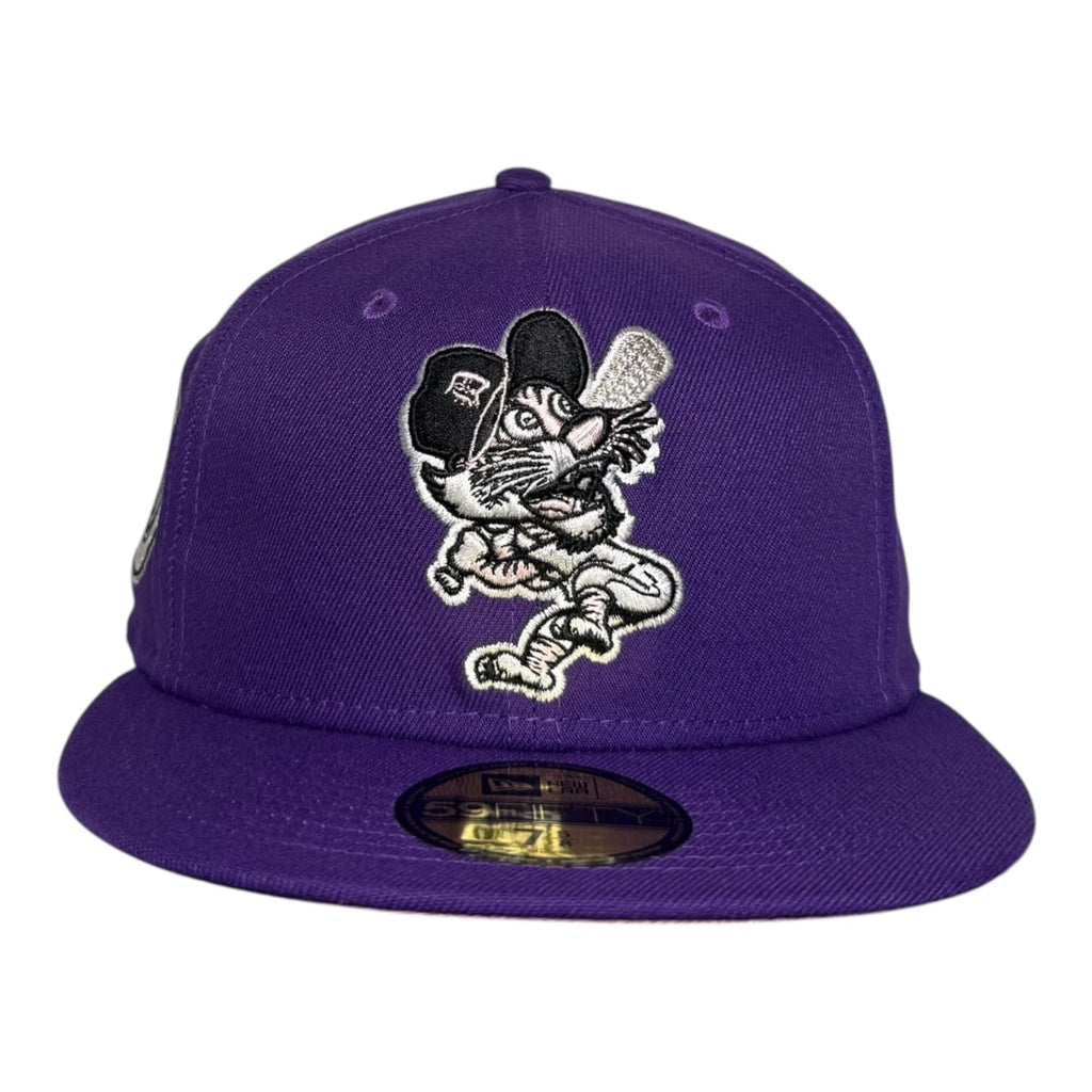The Hat Wall Detroit Tigers "Coked Out Tiger" World Series New Era 59Fifty Fitted Hat Purple