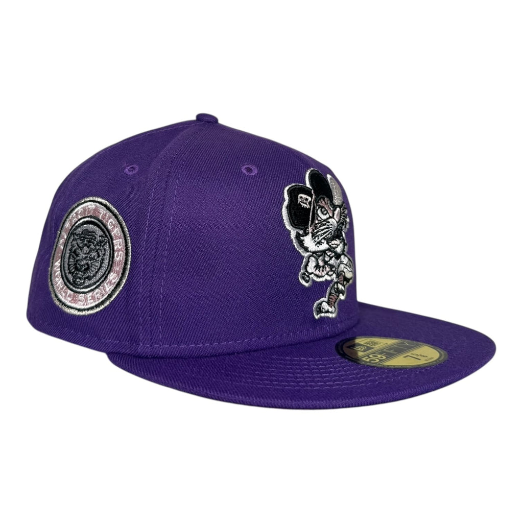 The Hat Wall Detroit Tigers "Coked Out Tiger" World Series New Era 59Fifty Fitted Hat Purple