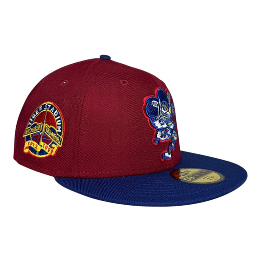 Detroit Tigers "Coked Out Tiger" Tiger Stadium New Era 59Fifty Fitted Hat Sangria
