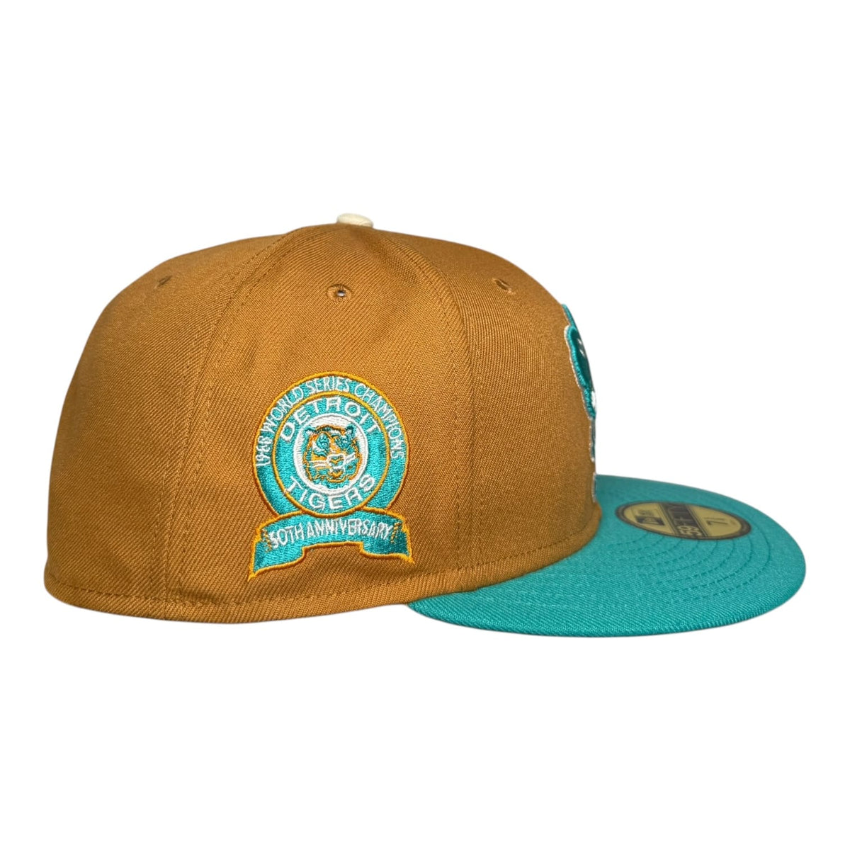 The Hat Wall Detroit Tigers "Coked Out Tiger" 50th Anniversary New Era 59Fifty Fitted Hat Camel