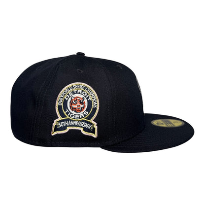 Detroit Tigers "Coked Out Tiger" 50th Anniversary New Era 59Fifty Fitted Hat Navy
