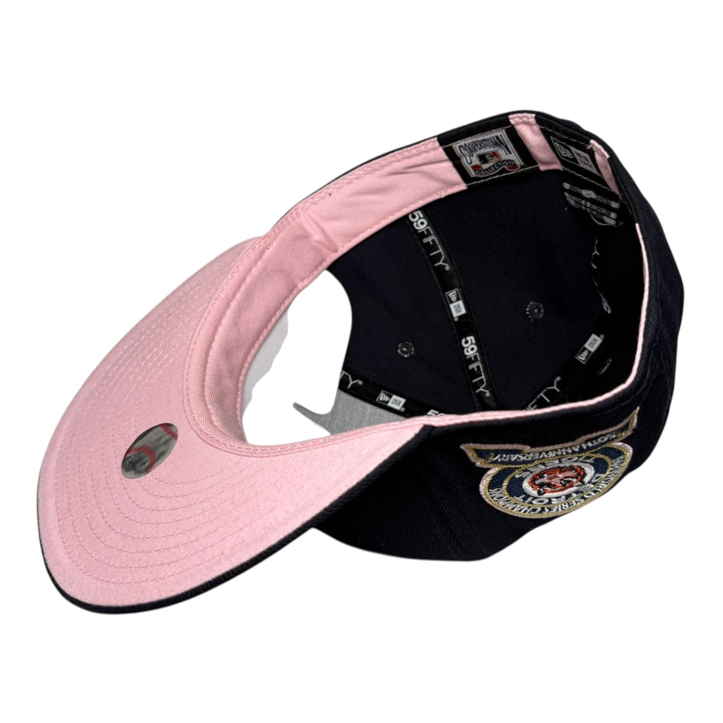 Detroit Tigers "Coked Out Tiger" 50th Anniversary New Era 59Fifty Fitted Hat Navy