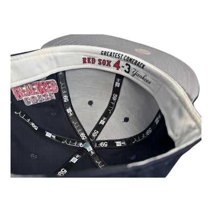 Boston Red Sox MLB Reverse The Curse 59FIFTY 'Greatest Comeback' New Era 59Fifty Fitted Hat