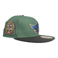 Los Angeles Angels Black Visor Gray Bottom 50th Anniversary Patch New Era 59Fifty Fitted