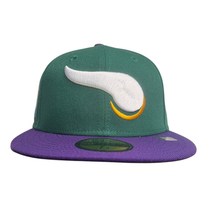 Minnesota Vikings Green Purple Two Tone 1998 Draft SP New Era 59Fifty Fitted