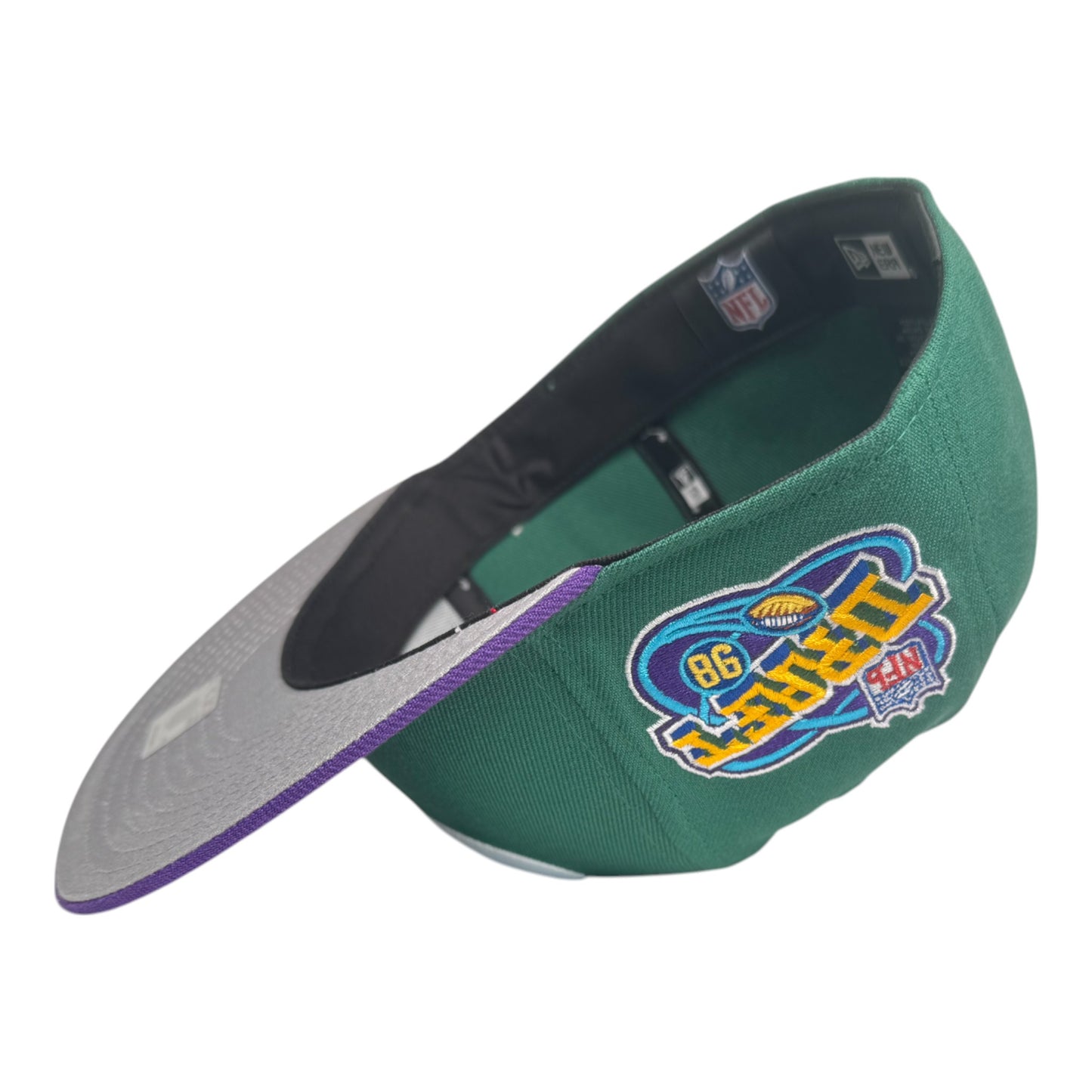 Minnesota Vikings Green Purple Two Tone 1998 Draft SP New Era 59Fifty Fitted