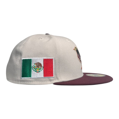 Baltimore Orioles Stone Cardinal 2 Tone Mexico Flag SP New Era 59Fifty Fitted Hat
