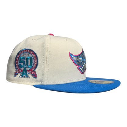 Anaheim Angels 50th Anniversary New Era 59Fifty Fitted Hat