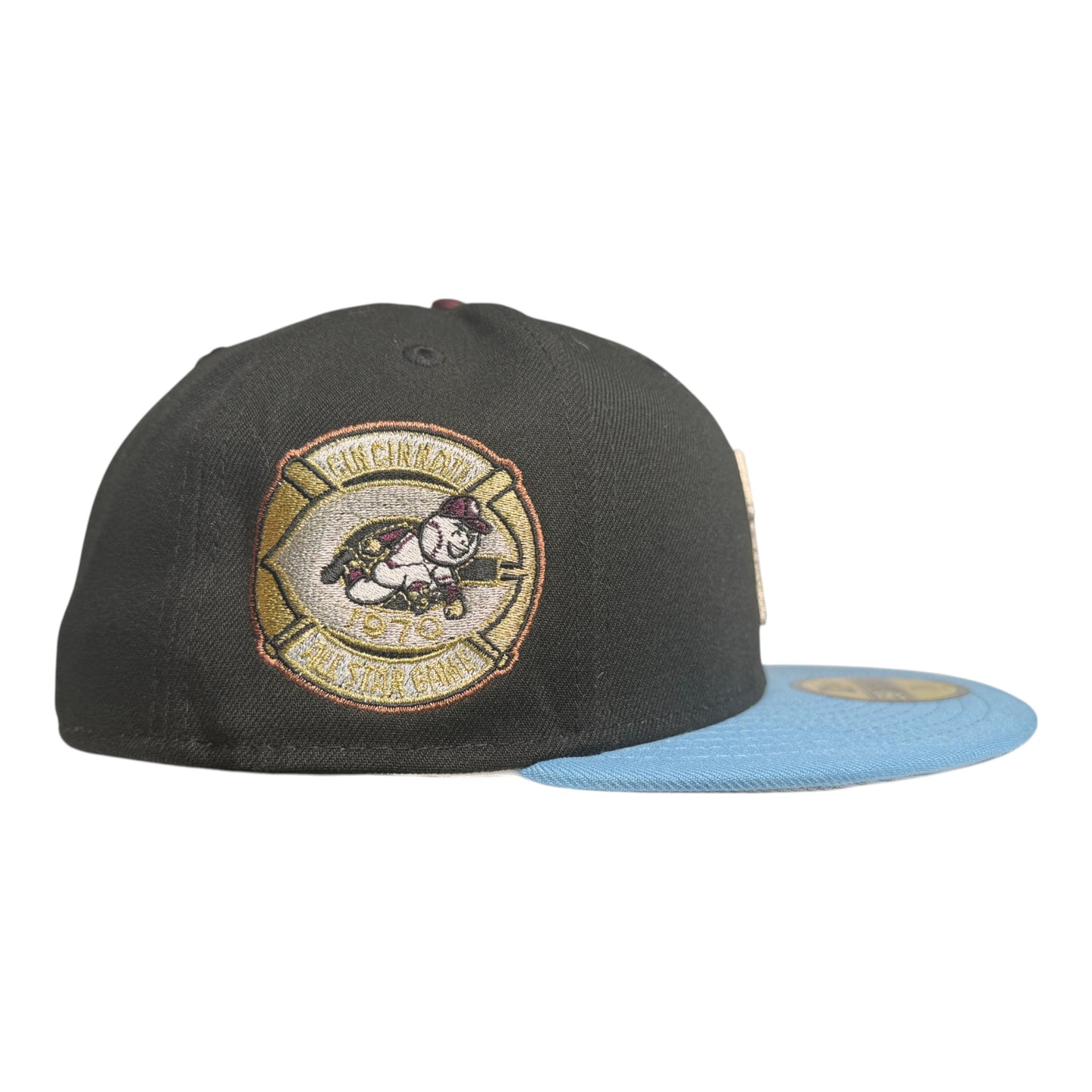 Philadelphia Phillies 1970 All Star Game Black/Sky Blue New Era 59Fifty Fitted Hat