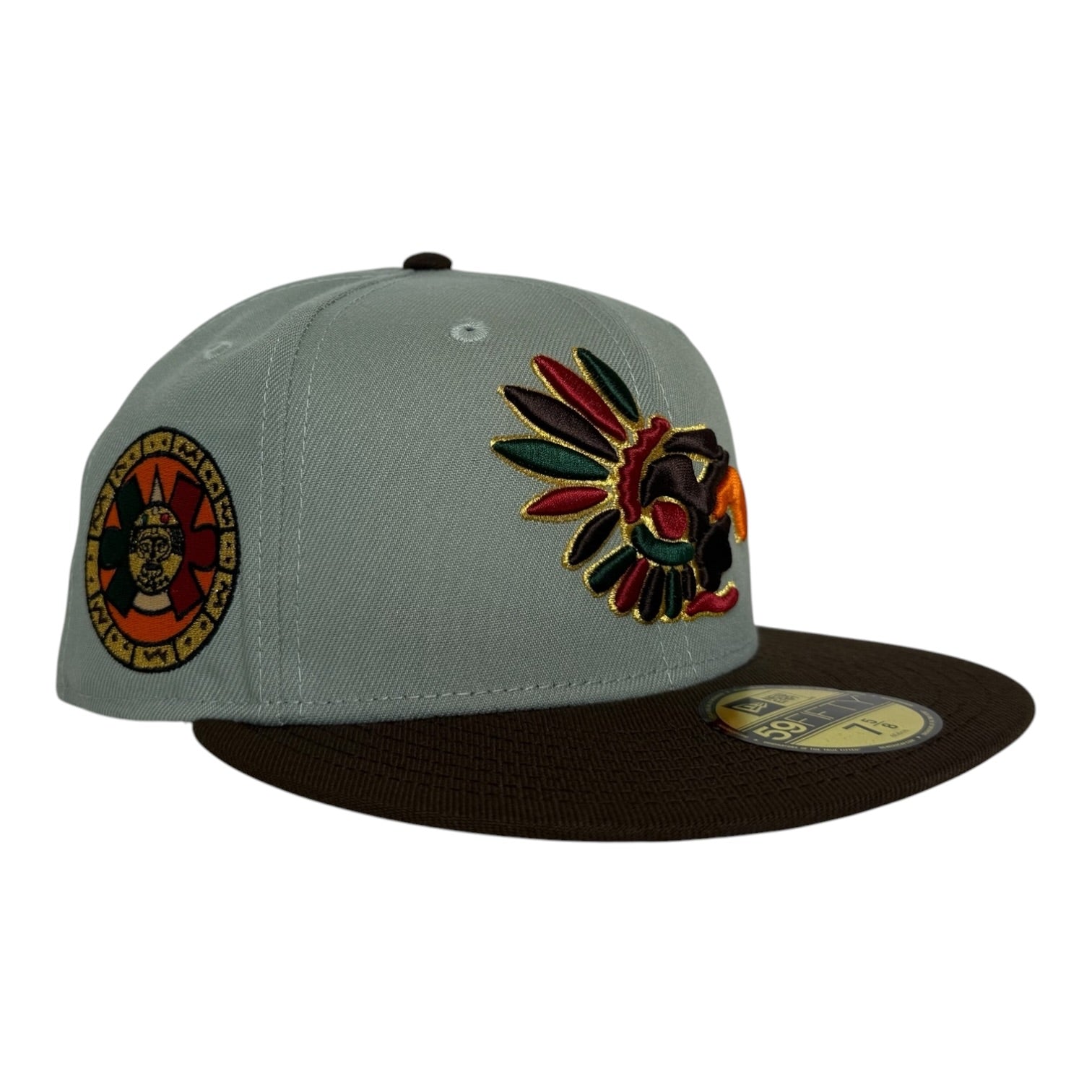New Era Mexico Aztec Warrior Mask 59Fifty Fitted Hat
