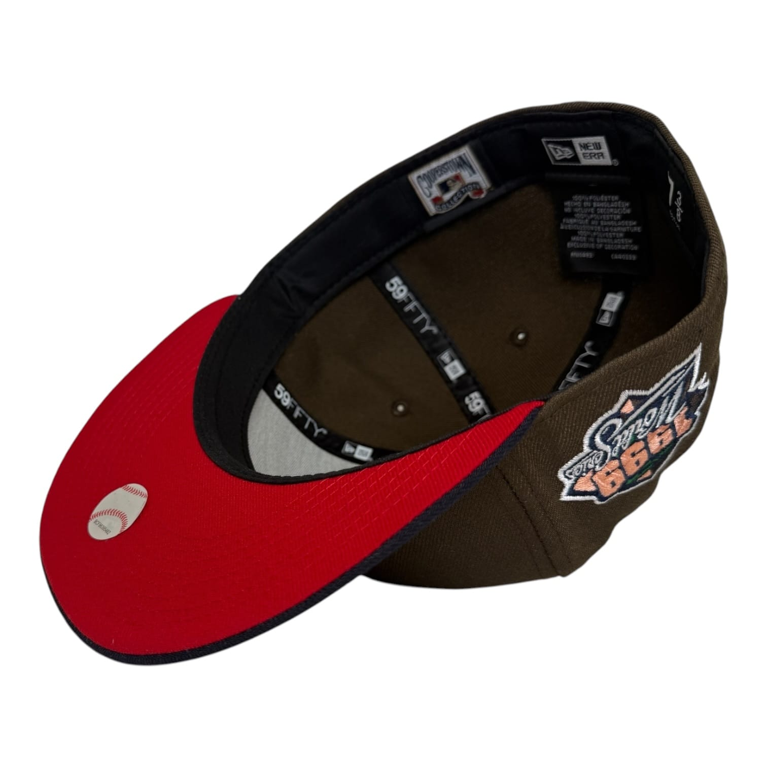 The Hat Wall Fitted hat New Era Atlanta Braves "Manolo Red Clay" 1999 World Series New Era 59Fifty Fitted Hat