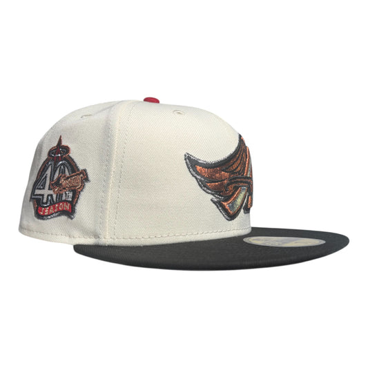 Anaheim Angels "KH2: King Mickey"  40th Anniversary Rushmore New Era 59Fifty Fitted Hat
