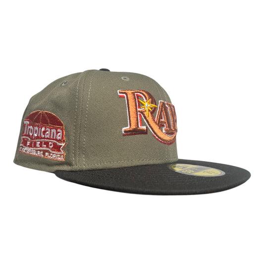 Tampa Bay Rays Tropicana Stadium Patch Grey UV New Era 59Fifty Fitted Hat