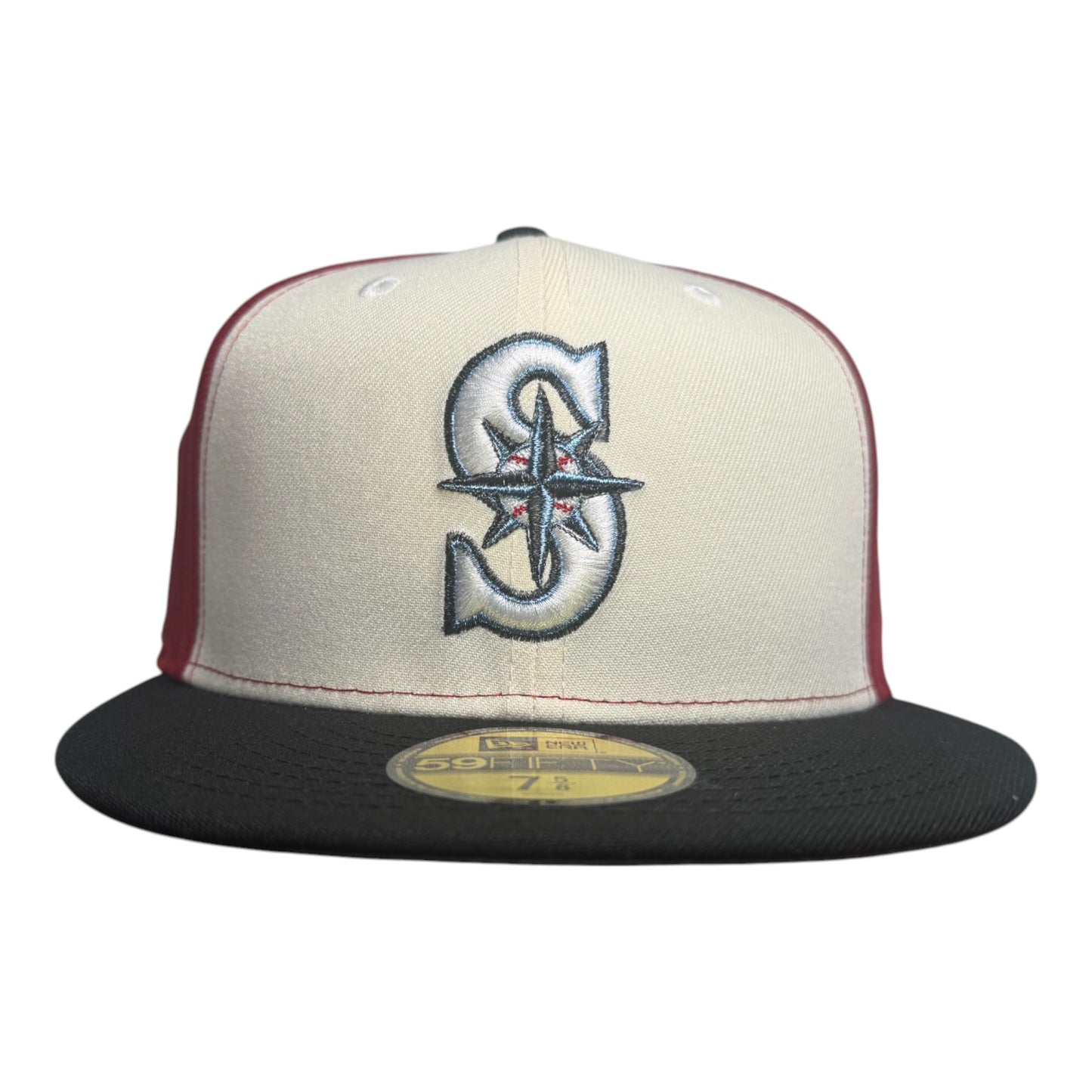 Seattle Mariners 40th Anniversary Chrome White/Black 59Fifty New Era
