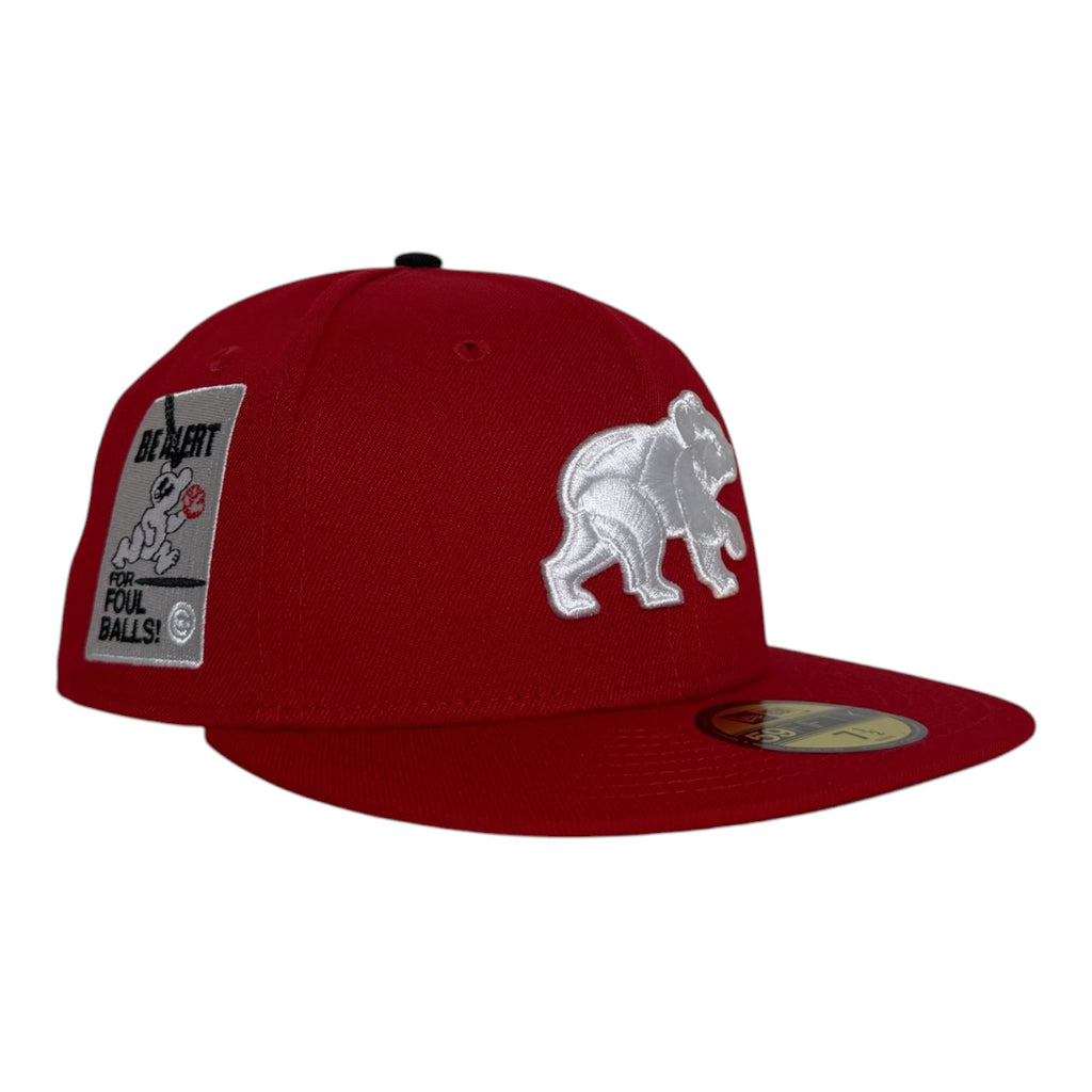 New Era Chicago Cubs "Be alert for foul balls!" 59Fifty Fitted Hats