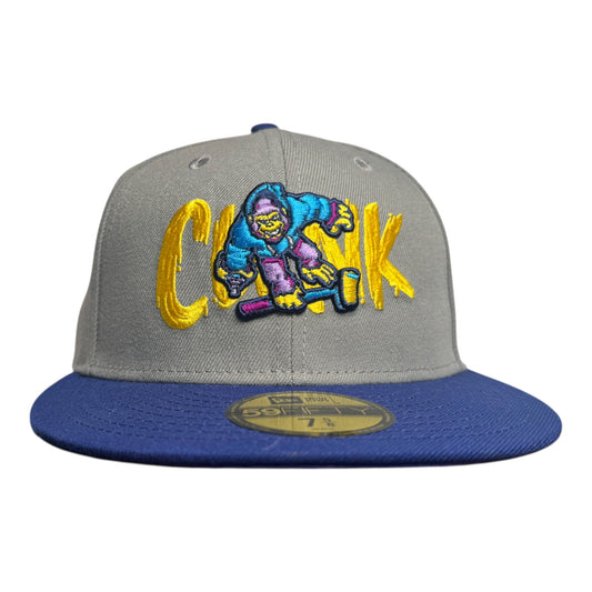Painter Kong - by Clinker Rob_Smid_Designs New Era 59Fifty Fitted Hat
