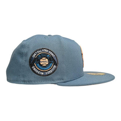 California Angels All Star Game 1967 Indigo Peach Edition New Era 59Fifty Fitted Hat