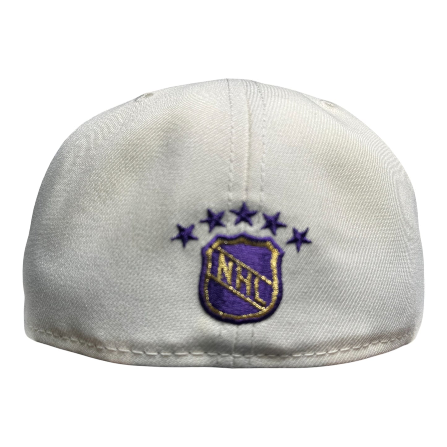 Los Angeles Kings 25th Anniversary Chrome Two Tone Throwback Edition New Era 59Fifty Fitted Hat