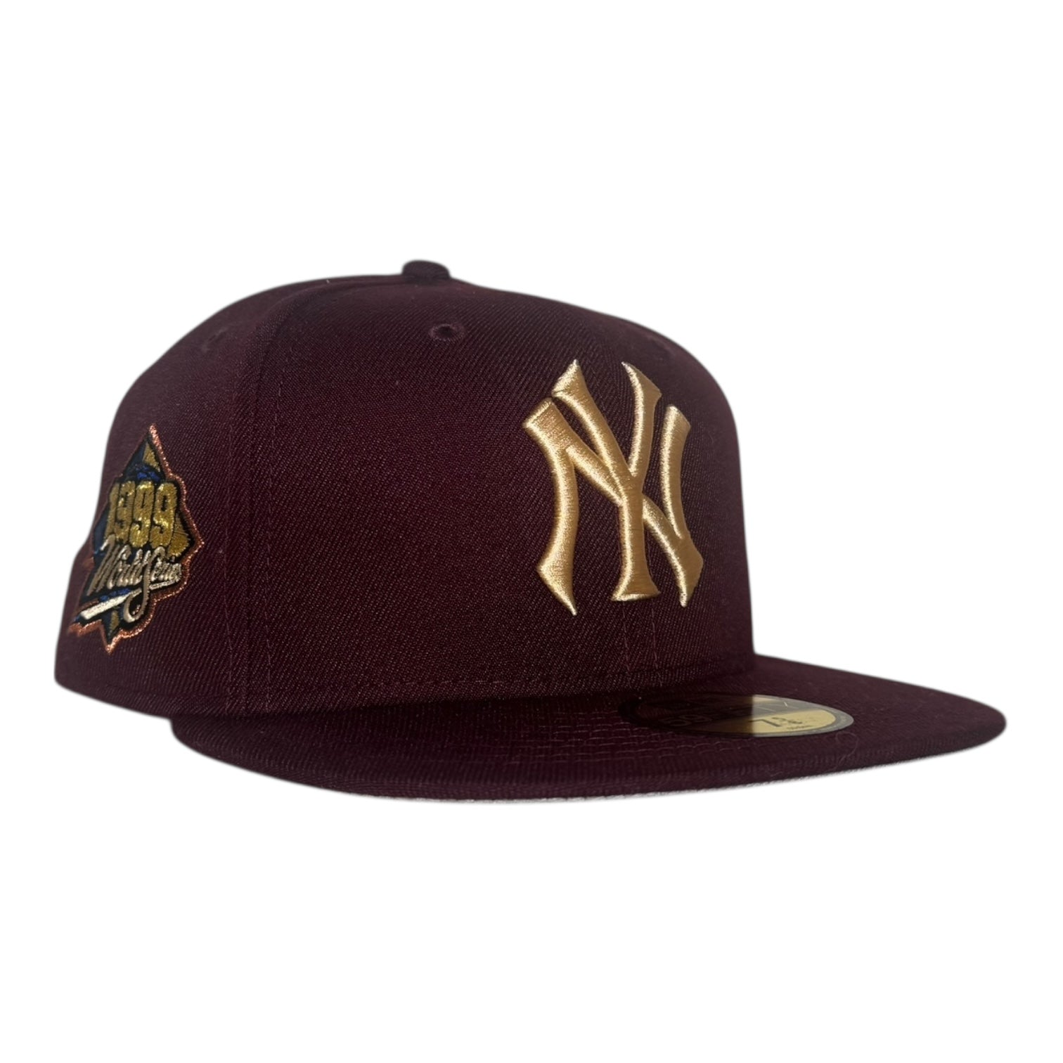 New York Yankees 1999 WS Burgundy New Era 59Fifty Fitted Hat