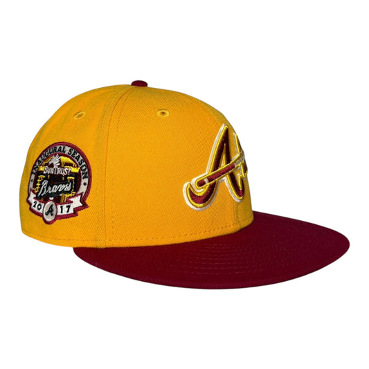 Atlanta Braves 2017 Inaugural Season Rushmore Hat Club New Era 59Fifty Fitted Hat