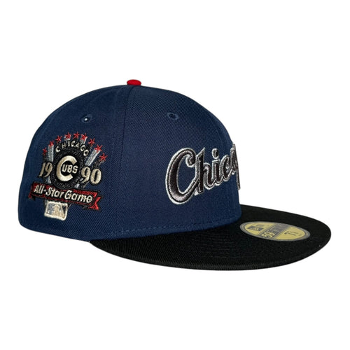 The Hat Wall Chicago Cubs 1990 All Star Game Rushmore New Era 59Fifty Fitted Hat