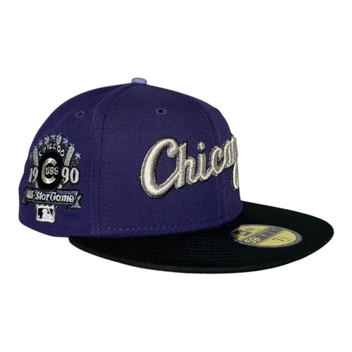 All The Right Chicago Cubs 1990 All Star Game "SNKRS PACK" Rushmore New Era 59Fifty Fitted Hat