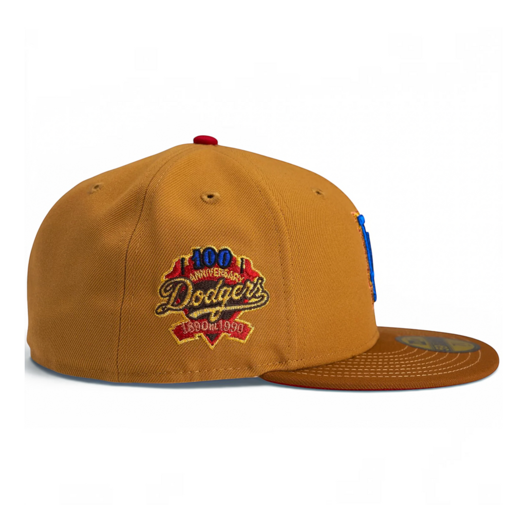 New Era Los Angeles Dodgers "Straw Hat" Rahnsciety @rahnnifitteds 59Fifty Fitted Hat