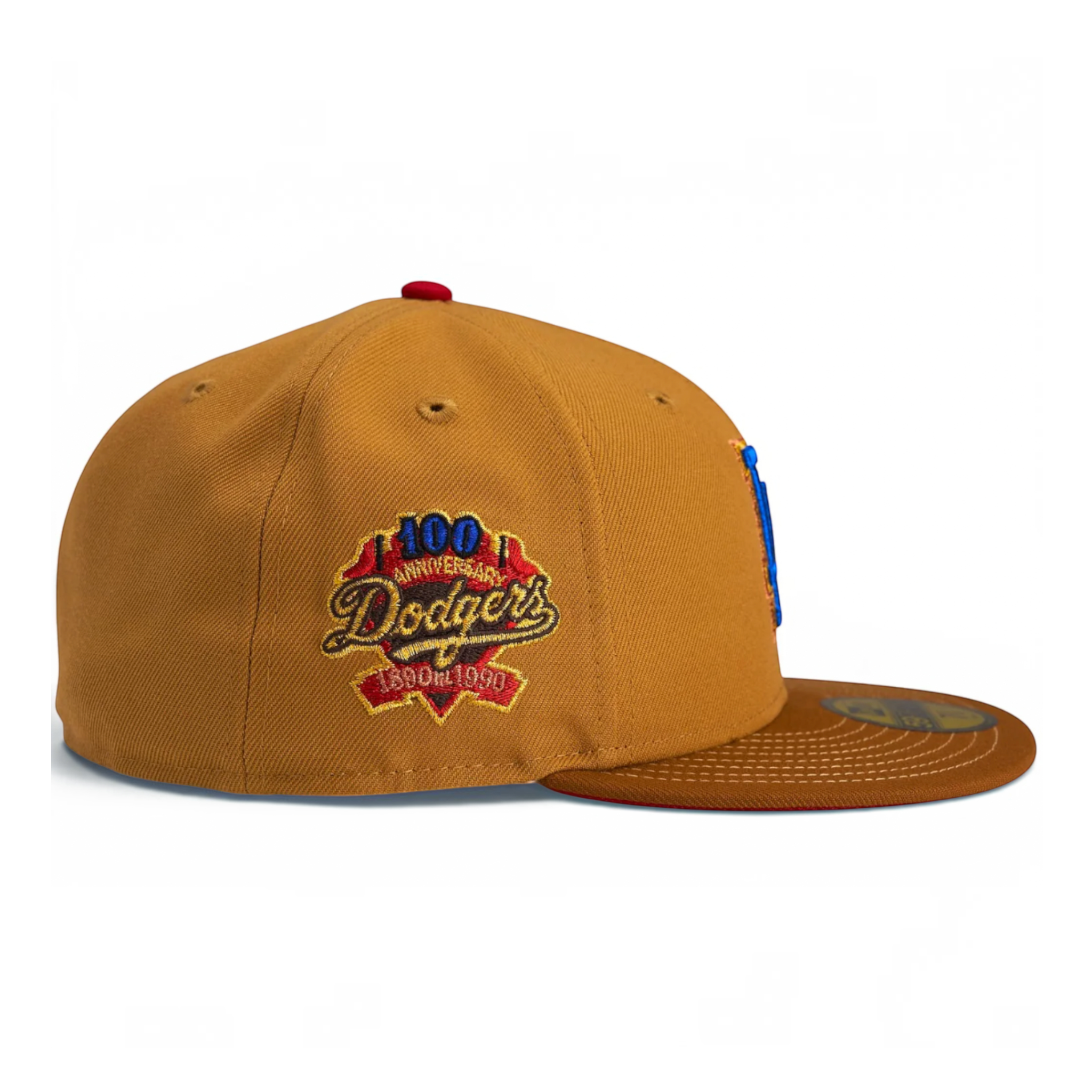 New Era Los Angeles Dodgers "Straw Hat" Rahnsciety @rahnnifitteds 59Fifty Fitted Hat