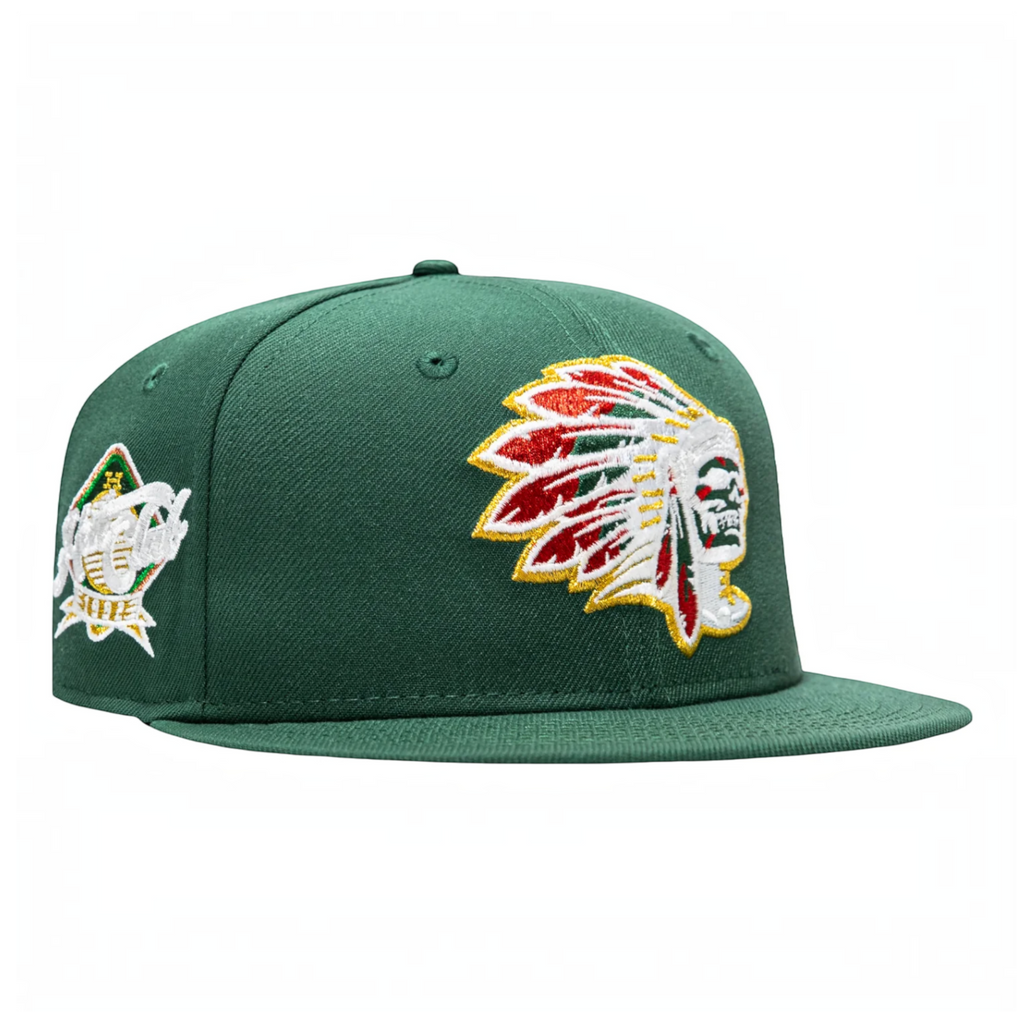 New Era Skull Chief Hoy Se Bebe Pack Hat Club 59Fifty Fitted Hat