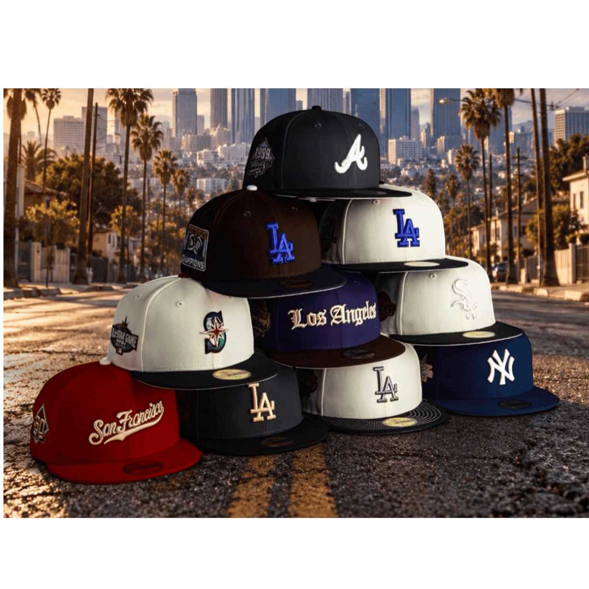 The Hat Wall "DisneyLand" Los Angeles Dodgers Rushmore @sneakerfeenday New Era 59Fifty Fitted Hat